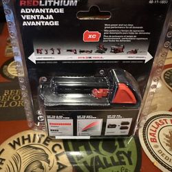 New Never Used M18 Red Lithium Xc 5.0 