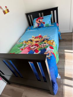 Top bunk of bunk bed