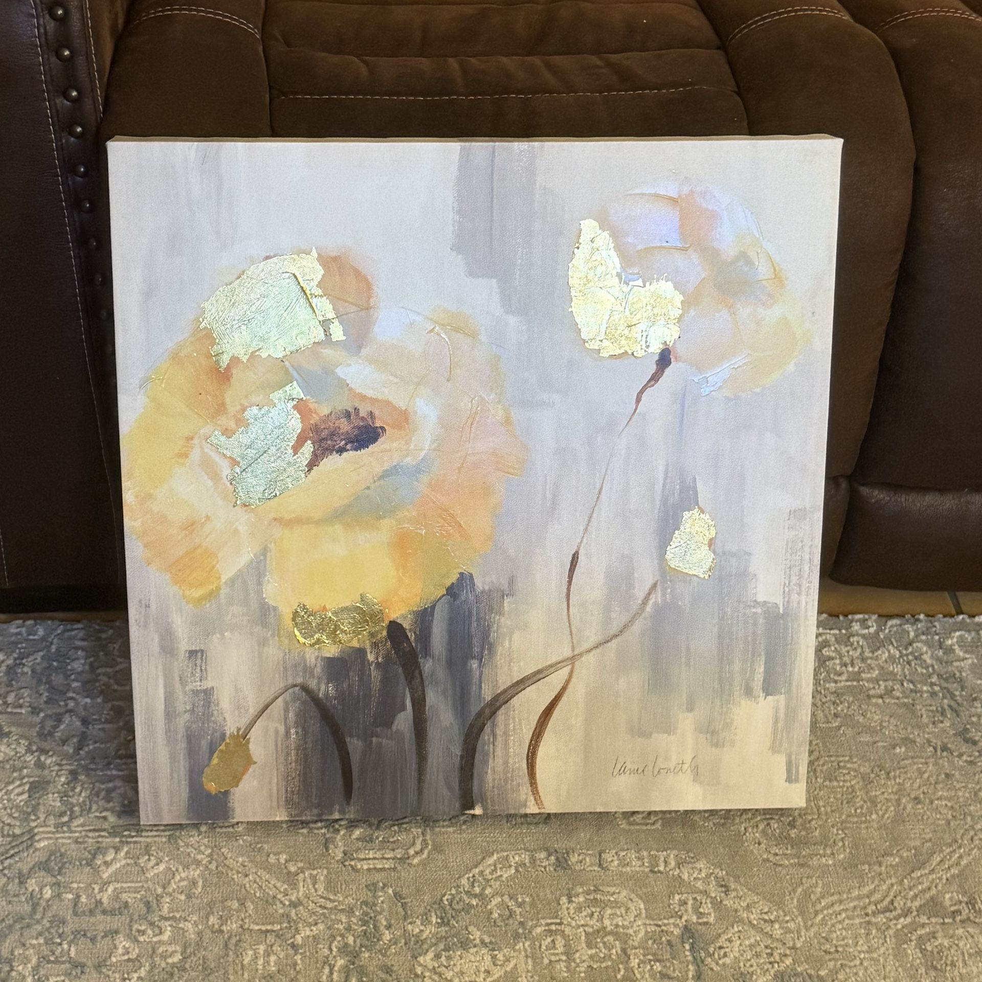 Floral Canvas Wall Art by Danhui Nai • 20” x 20”