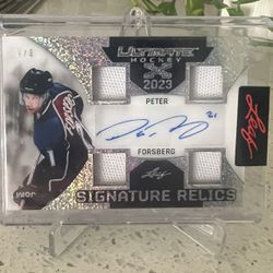 LEAF Peter Forsberg Auto/Patch Card