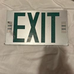 exit sign
