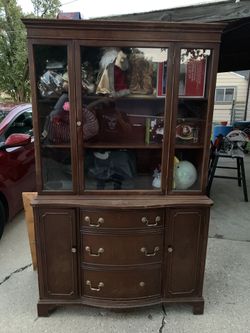 Wood China Cabinet