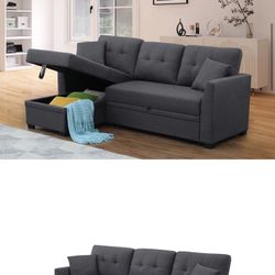 Wayfair Pull-Out Sectional (Reversible Chaise) *Available 12/11 Earliest*