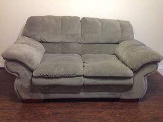 Fawn microfiber love seat