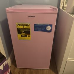 Pink Mini Fridge 