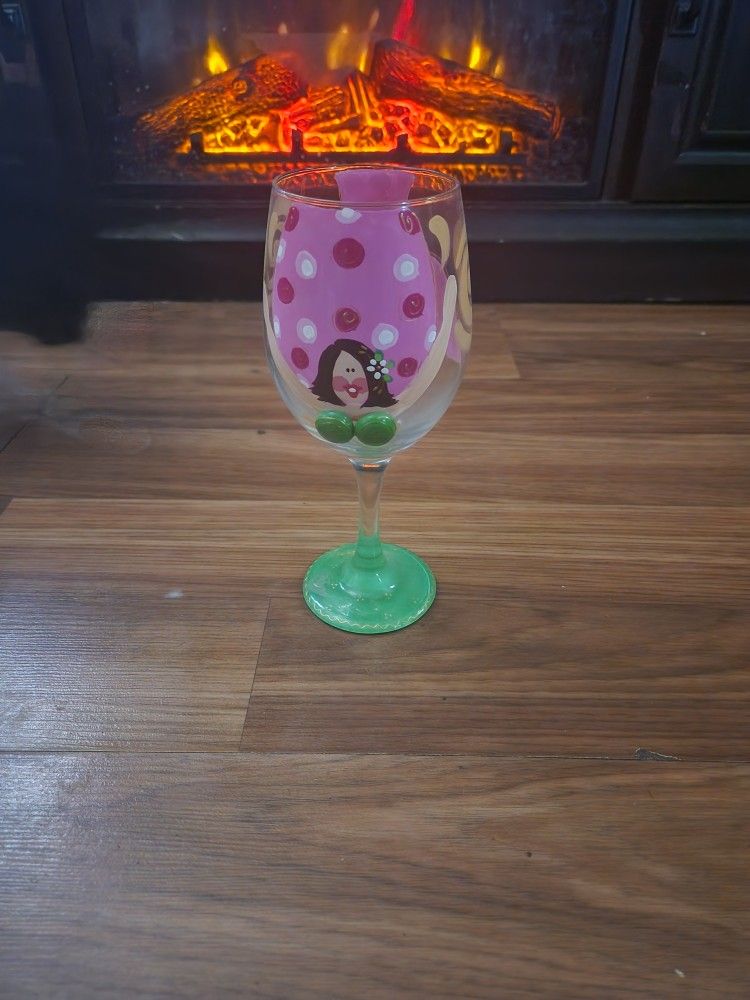 Mermaid Wine Glass