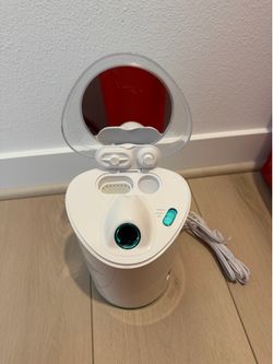 Pure Daily Care Nano Ionic Hot & Cool Facial Steamer with Mirror
