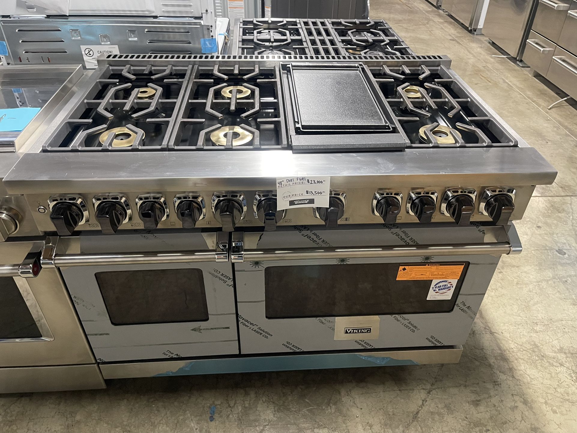 VIKING 7 SERIES DUAL FUEL RANGE 48 WIDE