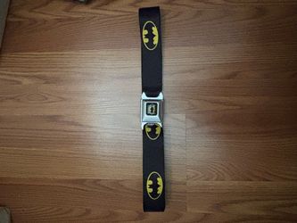 Batman Logo Seatbelt Buckle Belt