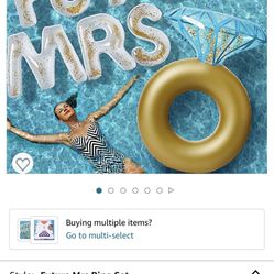 Bachelorette Pool Floats - Future Mrs and Engagement Ring Pool Float