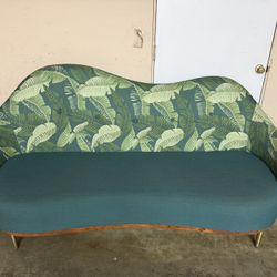 World Market Forrest Green Sofa