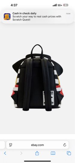Hamburger, McDonald’s, backpack purse, wallet