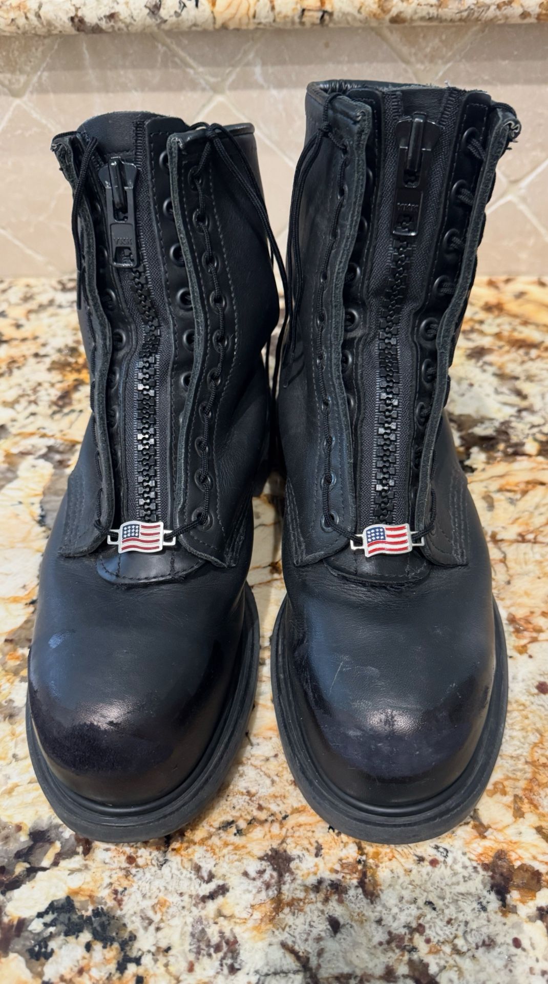 Red Wing 4473 Firefighter Duty Boots Size 7 Men’s. My son was a cadet and made a career change. Needs a good polishing. * Like new.