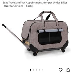 Rolling Pet Carrier- XL. Brand New never used.