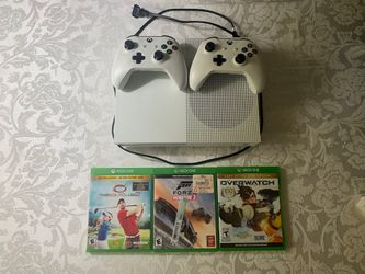 Xbox One With 2 Controllers And 3 Games