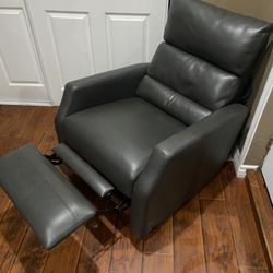 Gray recliner