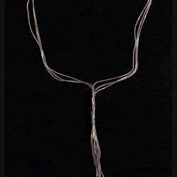 Multi Layer Sterling Silver 925 Italy Necklace 