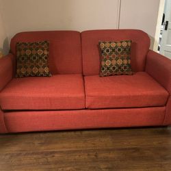 Red Sofa Bed