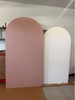 Wood backdrops for party’s