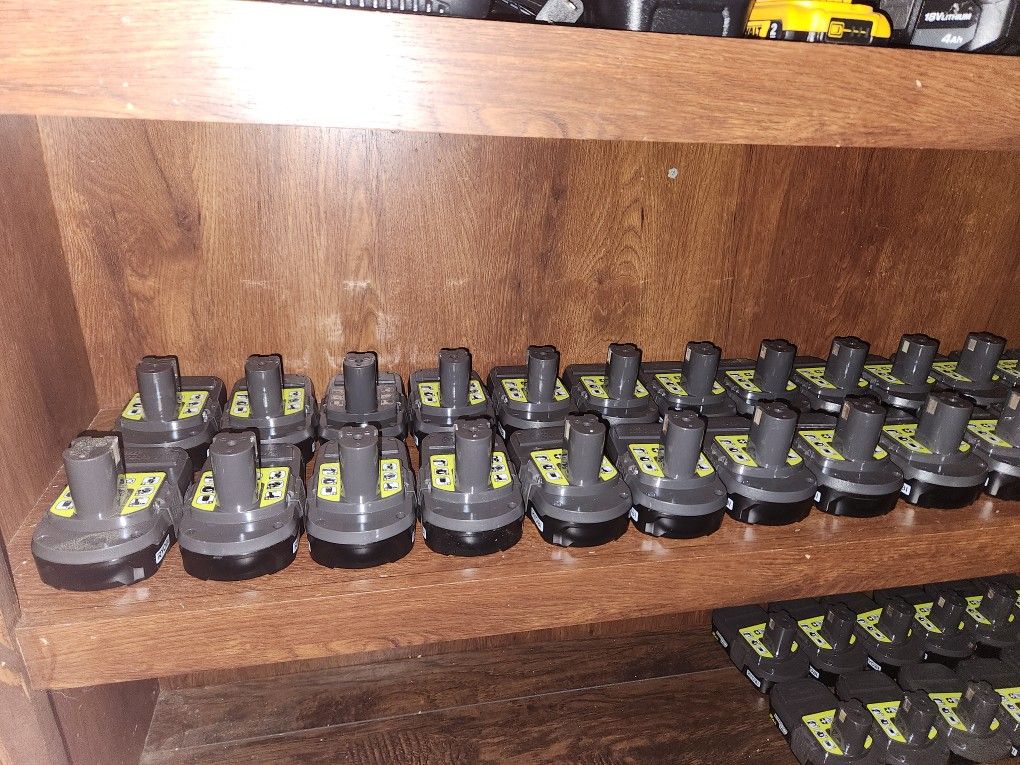 Ryobi Batteries and Charger