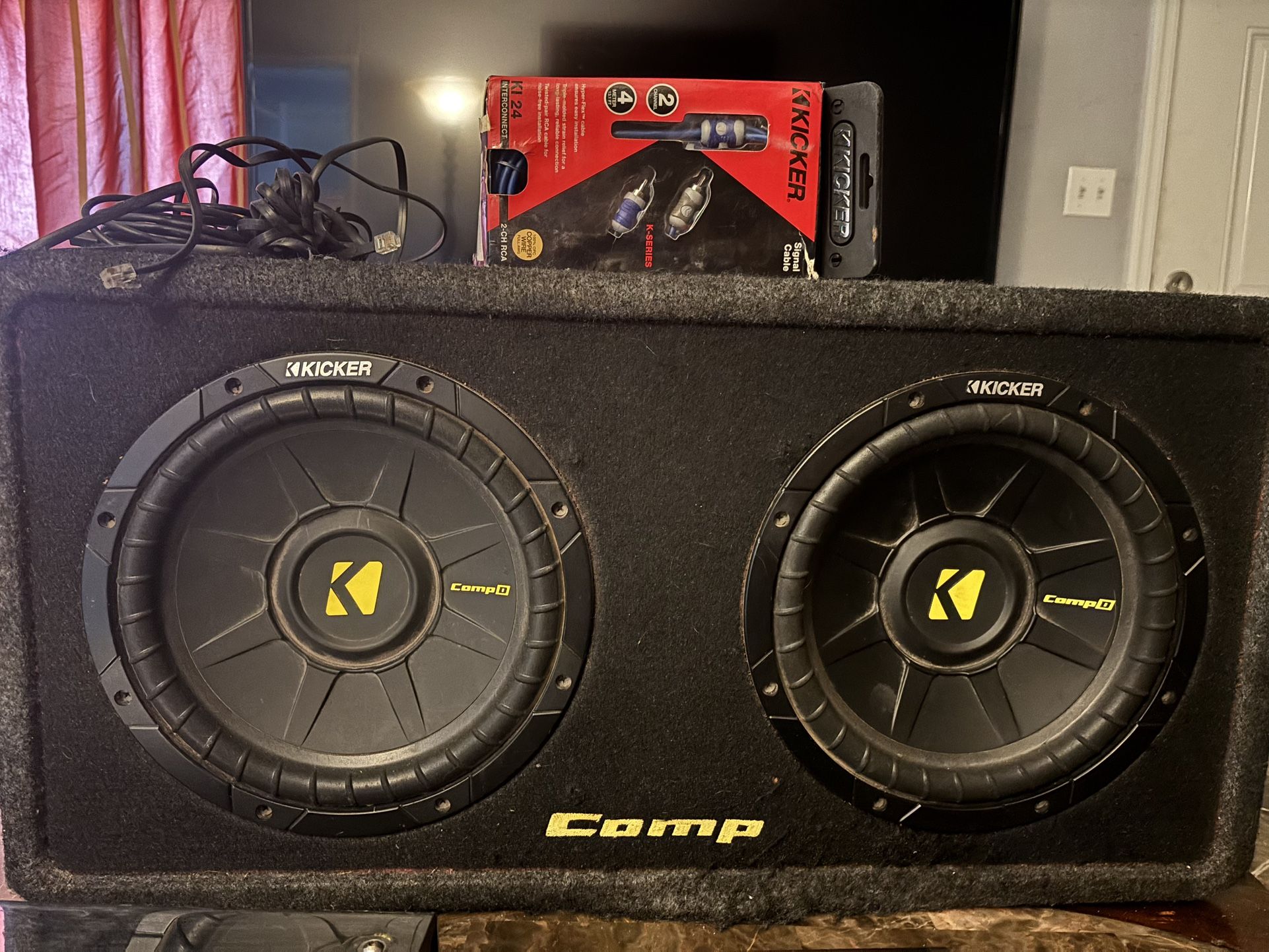 Kicker 44DCWC122 Dual CompC 12" Subwoofers