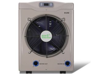 Above Ground Pool Heater EU50, Max 16184 BTU, Up to 5000 Gallons Swimming Pool Heat Pumps, Fits 8/11/15 Foot Pools, 110V Plug in