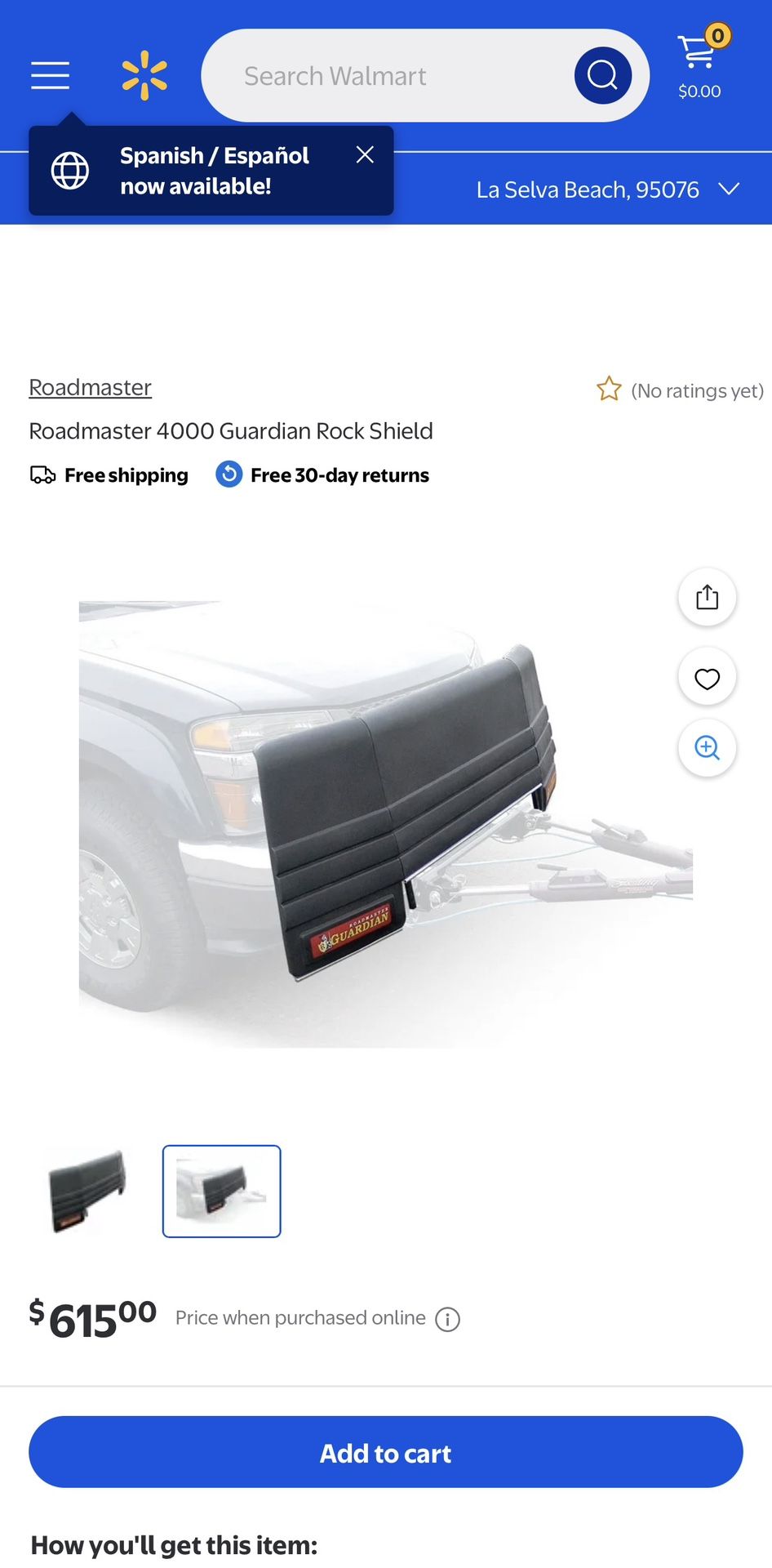 Roadmaster 4000 Guardian Rock Shield