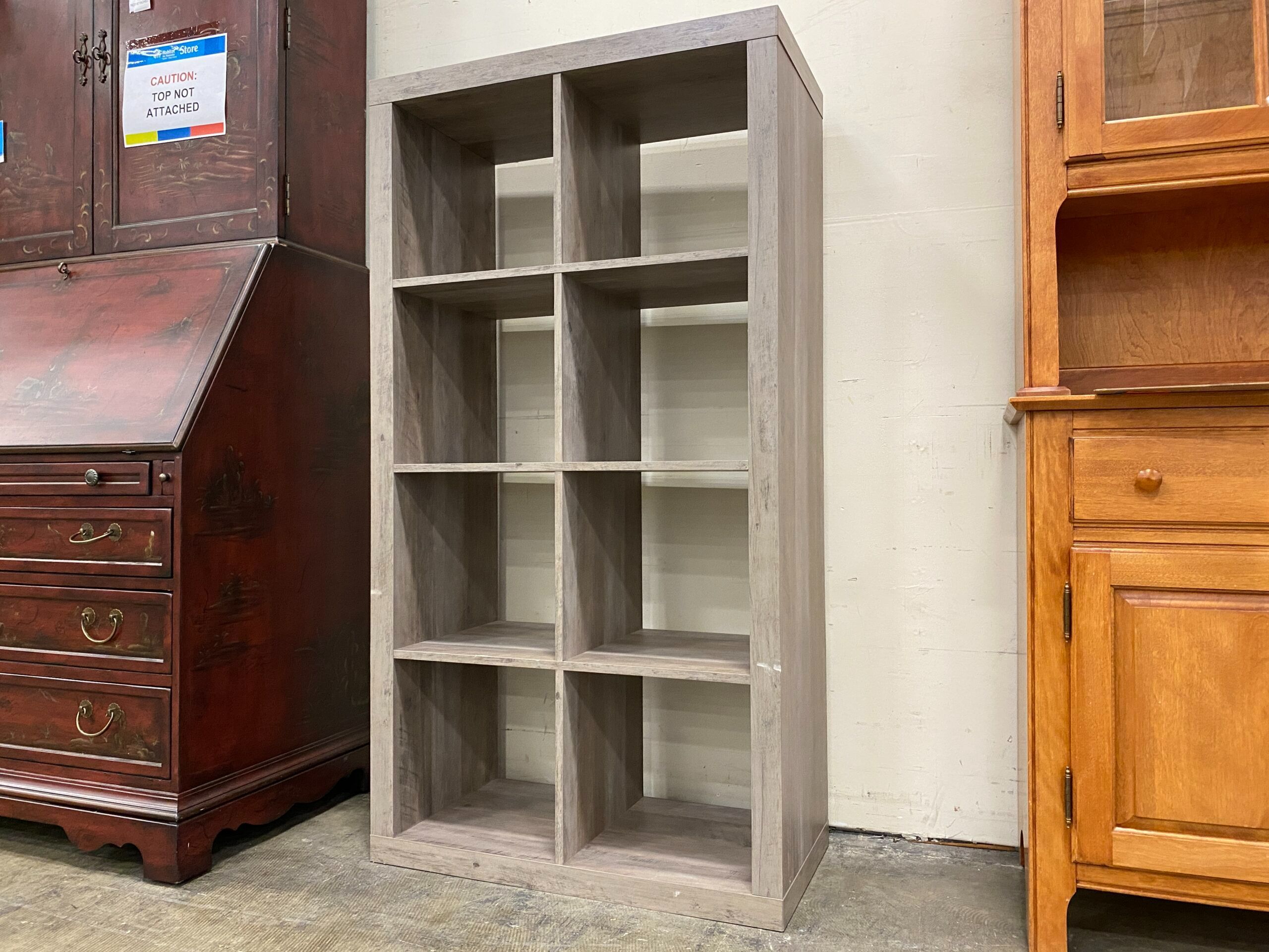 Ash Grey 8 Shelf Cube Organizer