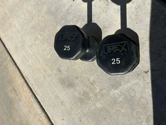 U Max 25lbs Dumbbells
