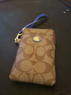 Coach wristlet