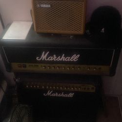 Yamaha and marshall amps