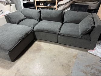 Crate and Barrel Lotus Sectional Couch