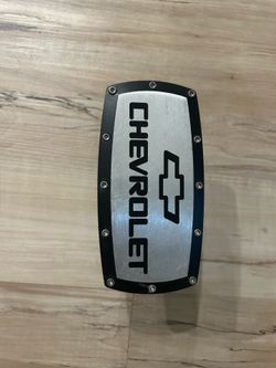 Chevy billet hitch cover