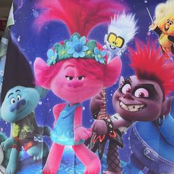 Trolls Birthday Party Backdrop 8x7ft