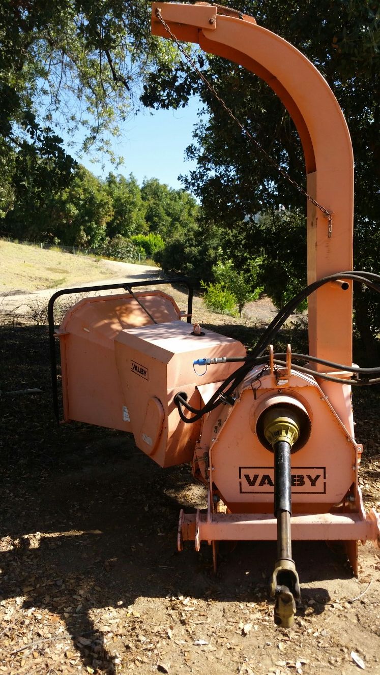 valby LC600 wood chipper