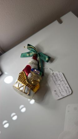 Waterford Santa Christmas Ornament / Holiday Nostalgia Collection