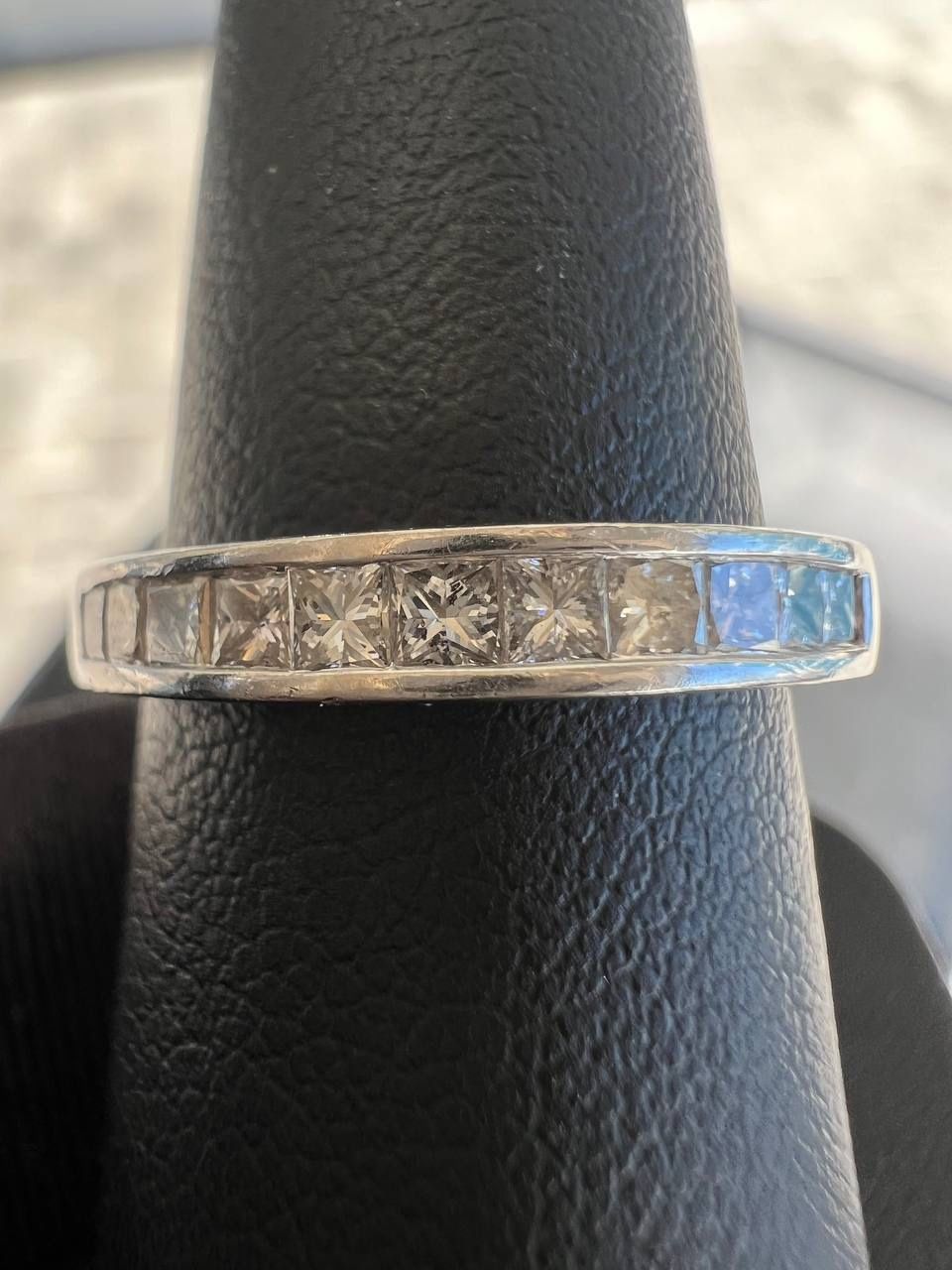 Platinum diamond Anniversary ring