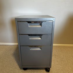 Rolling Office File Cabinet With 3 Drawers