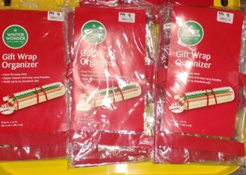 Christmas gift wrap organizers