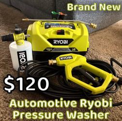 Ryobi pressure washer automotive 1.8gpm 1200 psi