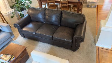 Genuine leather couch