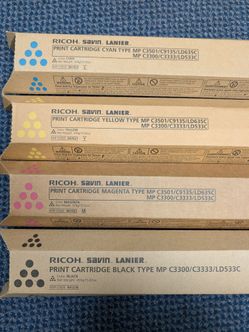 Genuine toner for color printer Ricoh MP C3300