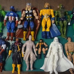 Marvel Legends Moon Knight,Captain America,thor and More Lot