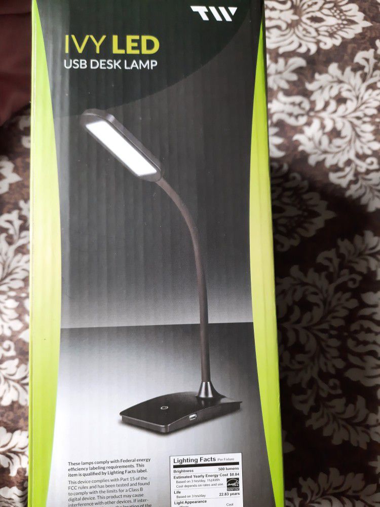 IVY LED USB Desk Lamp Open Box 
