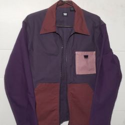 Levis Skateboarding Denim Garage Jacket  color block mens size S-P-CH