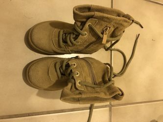 Suede kid boots size 23