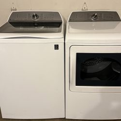 GE Profile Washer And Electric Dryer