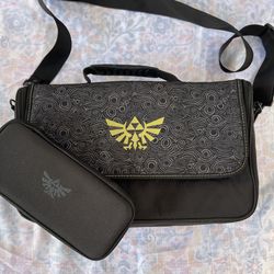 2 Piece Zelda Nintendo Bag w Zelda Case