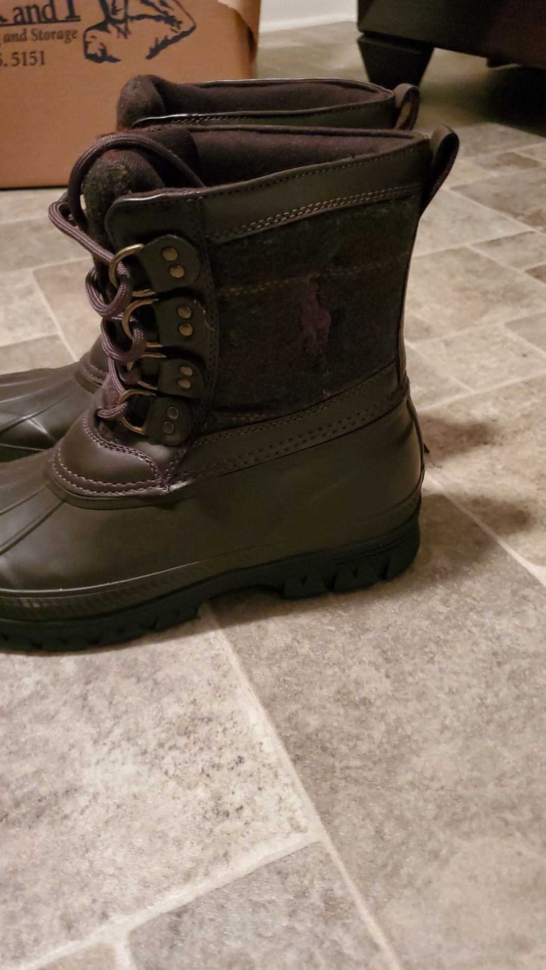 Brand New Ralph Lauren boots size 7y