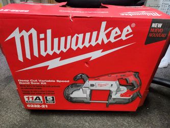 Milwaukee deep cut variable speed bandsaw kit